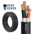 FIRMERST 14/4 Direct Burial Outdoor Shielded Speaker Wire 50 ft