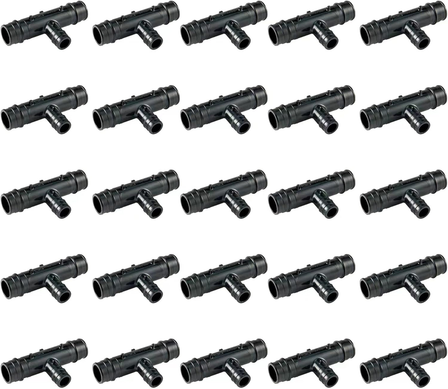 25-Pack EFIELD Poly PPSU Pex-A Expansion Fitting Reducing Tee