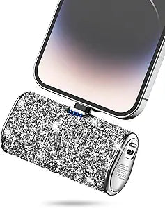 Bling Small Portable Charger 6800mAh Ultra Compact Power Bank