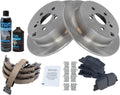 TRQ Rear Brake Pad & Rotor Kit for 2005-2010 Scion tC - Complete Rear