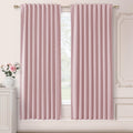 Baby Pink Nursery Blackout Curtains 72 in Length - Soft Thermal Shade