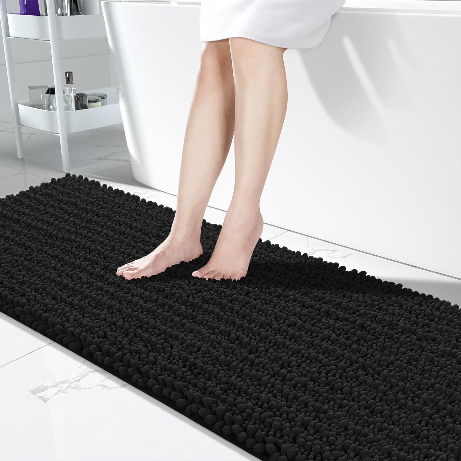 Yimobra Bathroom Runner Rug 70x24 Inch - Soft Chenille Mat