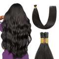 Sunya I Tip Hair Extensions 20 in Natural Black - Real Human Hair