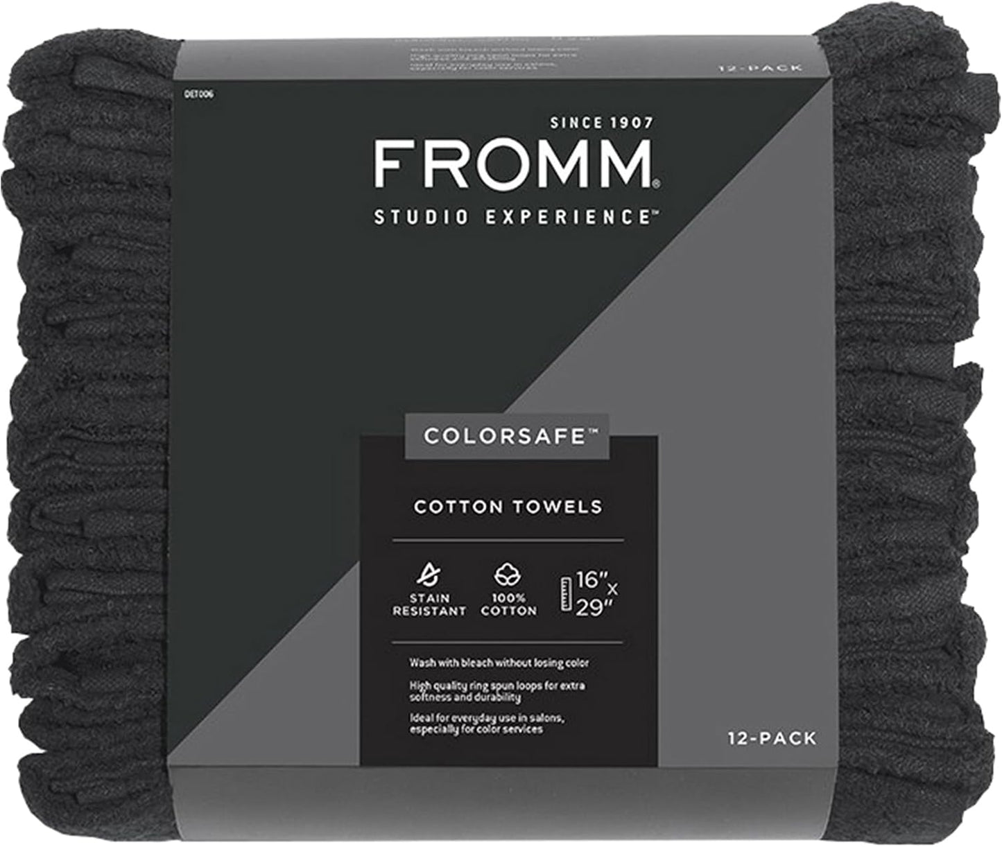 Fromm ColorSafe 100% Cotton Salon Hair Towels for Professionals