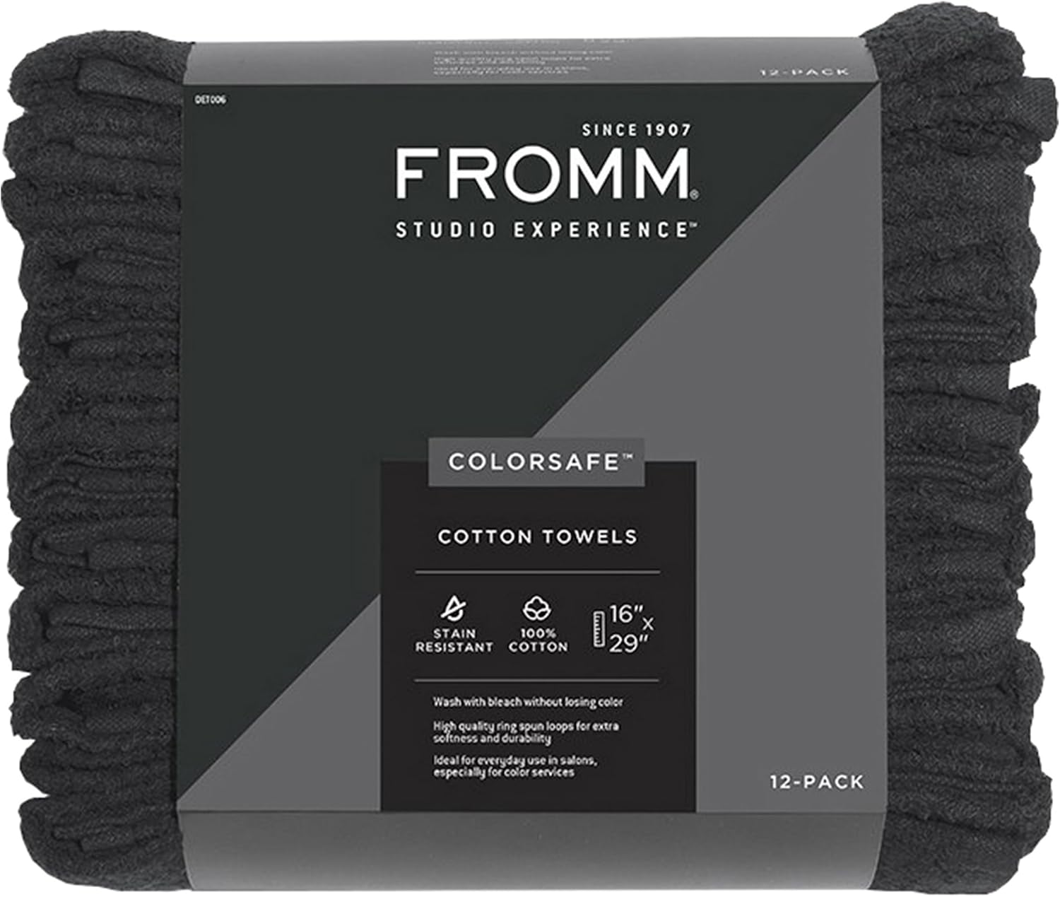 Fromm ColorSafe 100% Cotton Salon Hair Towels for Professionals