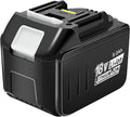9.0Ah Battery Replacement for Makita 18V - Longer Run Time