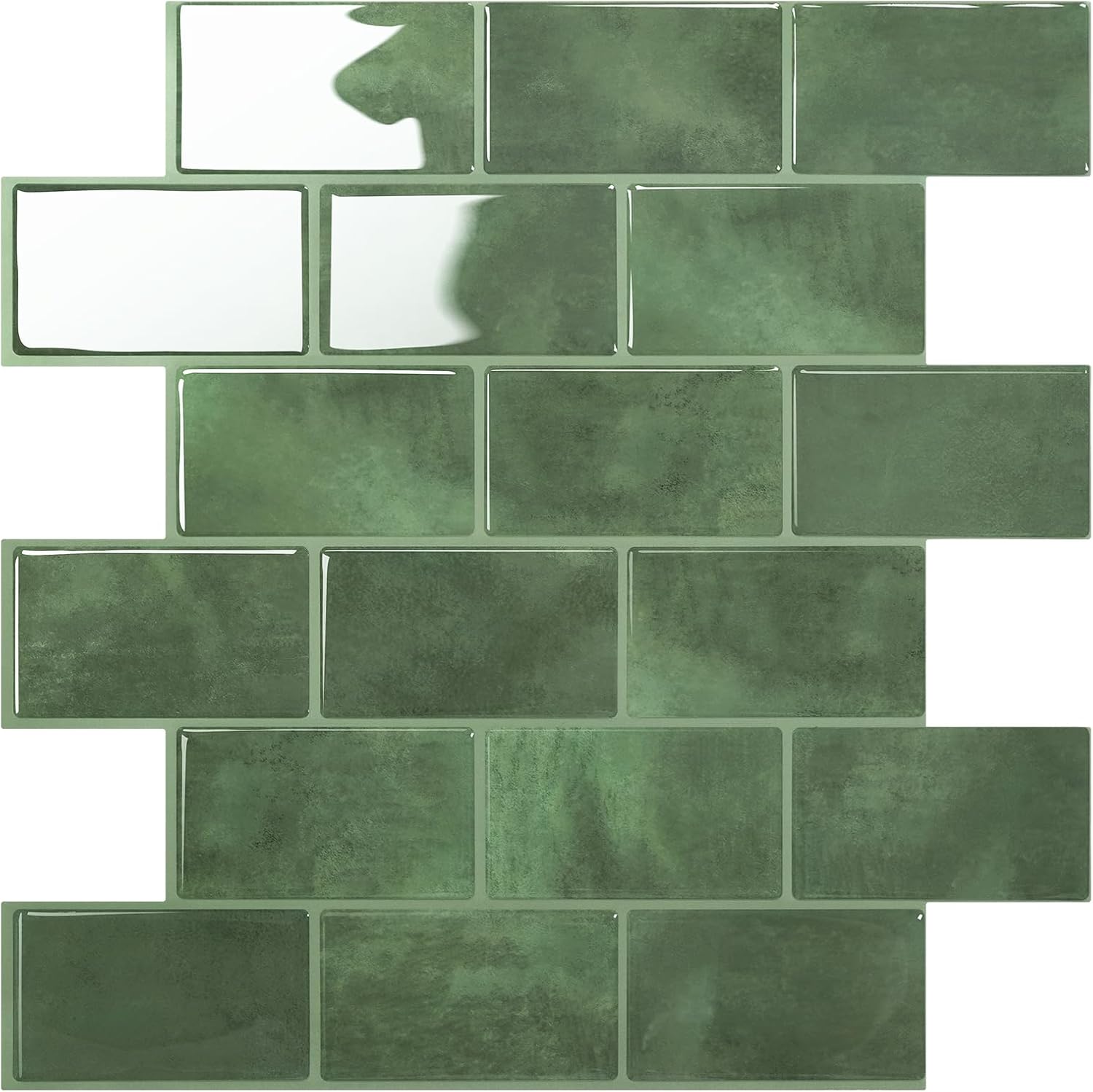 STICKGOO Peel and Stick Backsplash Tiles for Kitchen & Bath