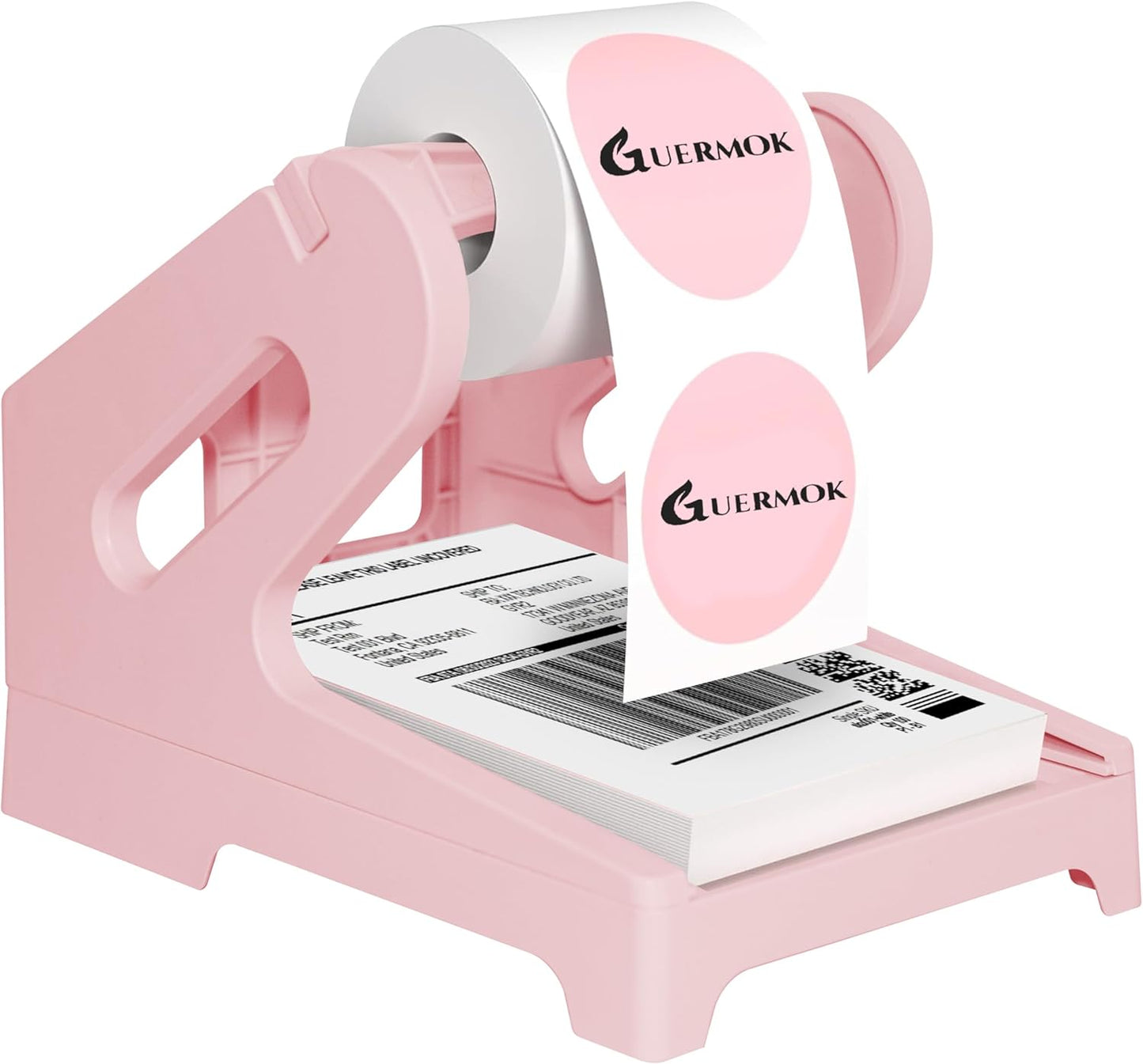 Effortless Label Dispenser for Shipping Needs - Pink