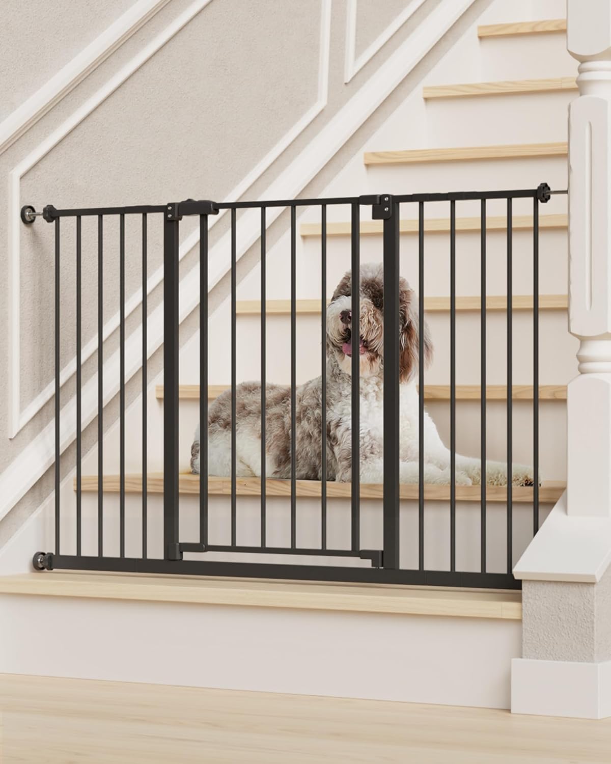 InnoTruth Baby Gate for Stairs - Extra Wide Pet Gate 30in Tall
