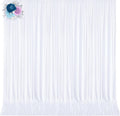 Professional 10x15ft Wedding Backdrop - Wrinkle-Free White Fabric by Tao-Ge