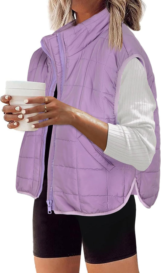 Zeagoo Womens Puffer Vest - Stylish Sleeveless Winter Outerwear