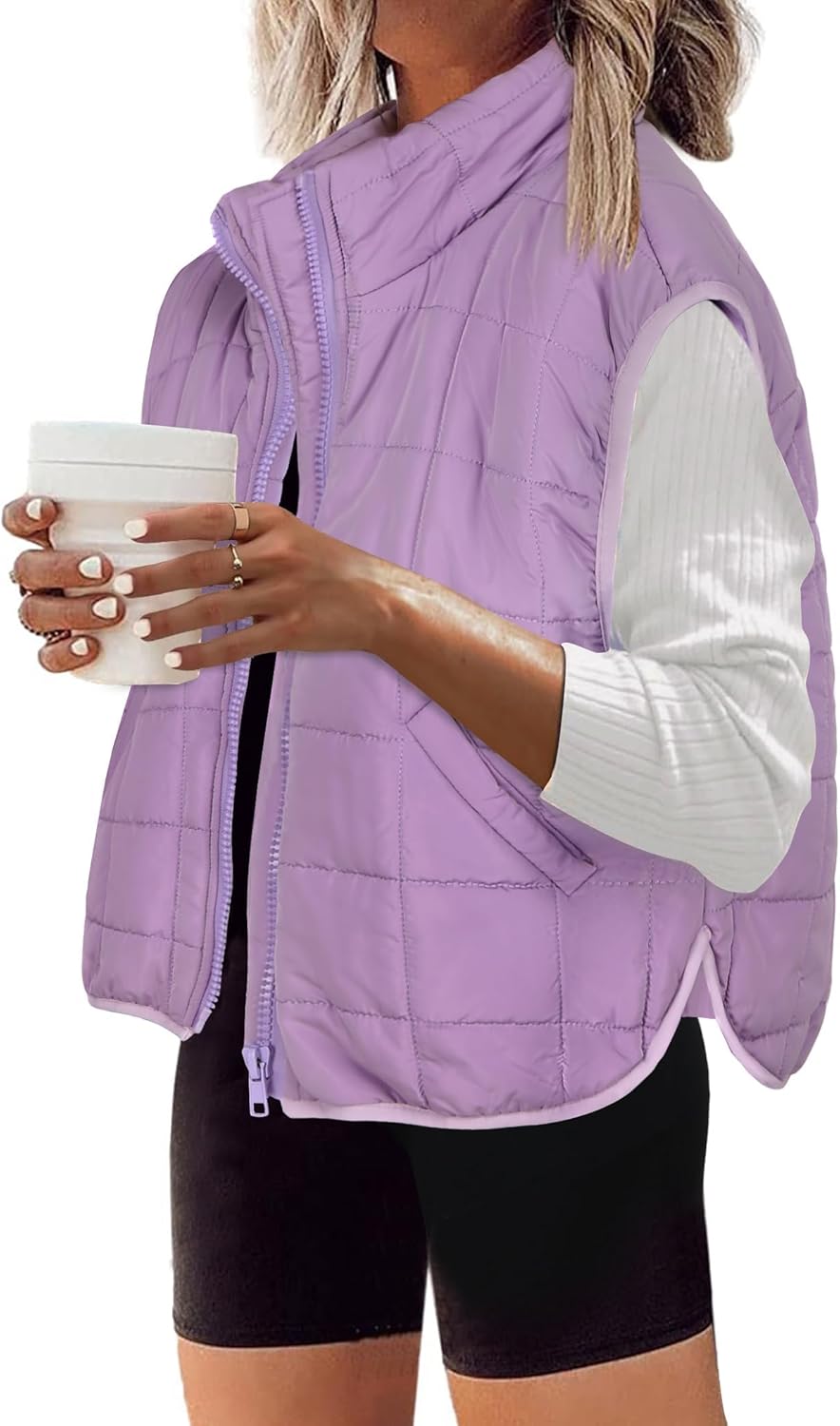 Zeagoo Womens Puffer Vest - Stylish Sleeveless Winter Jacket