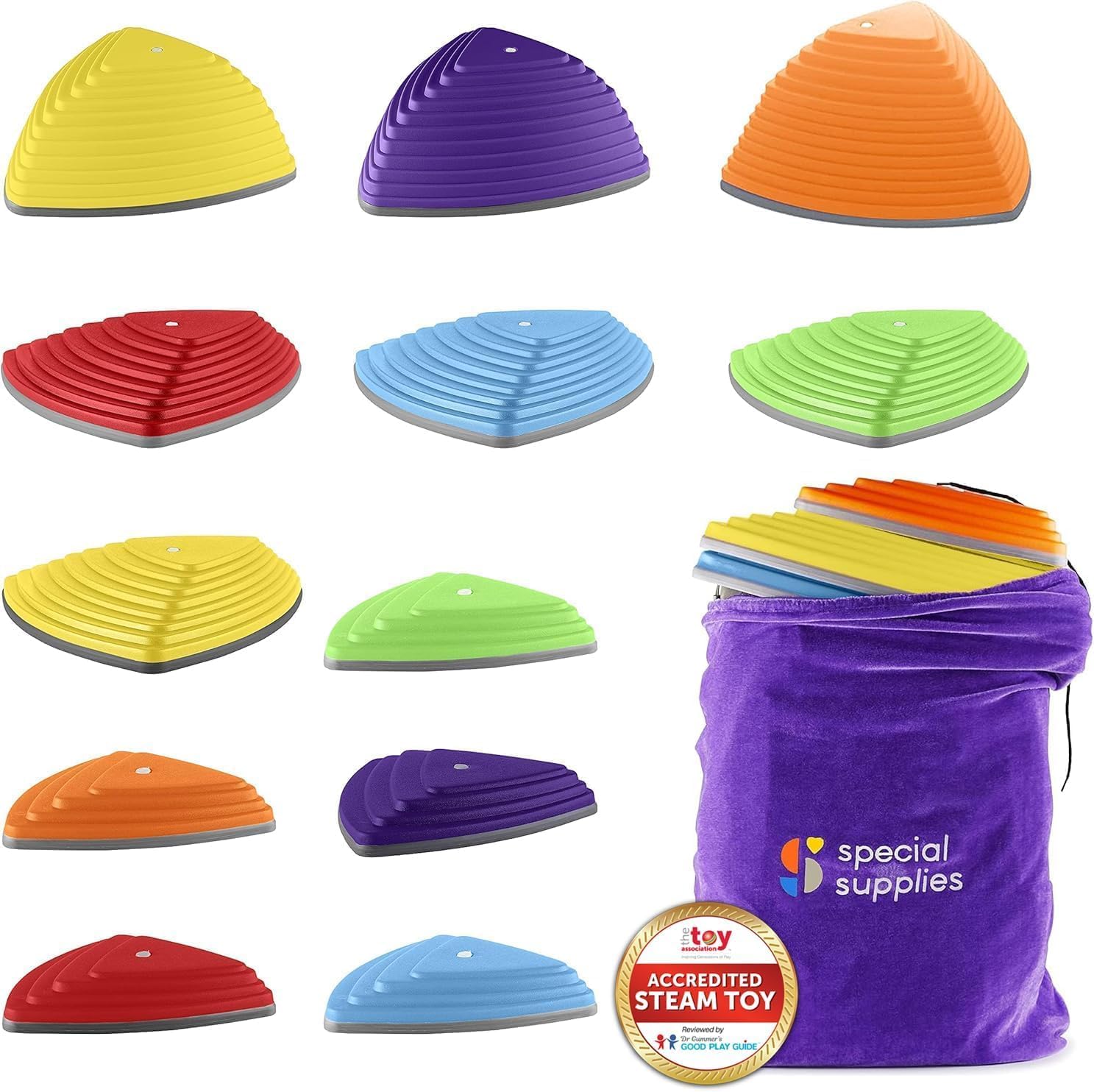 Special Supplies Stepping Stones for Kids Promote Balance and Fun