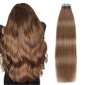 SUYYA Tape in Hair Extensions 20 in Chestnut Brown - Natural Volume