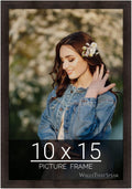 wallsthatspeak 10x15 Espresso Brown Picture Frame - Slim Profile