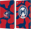 Head Case Designs NHL Cow Pattern Columbus Blue Jackets Leather iPad