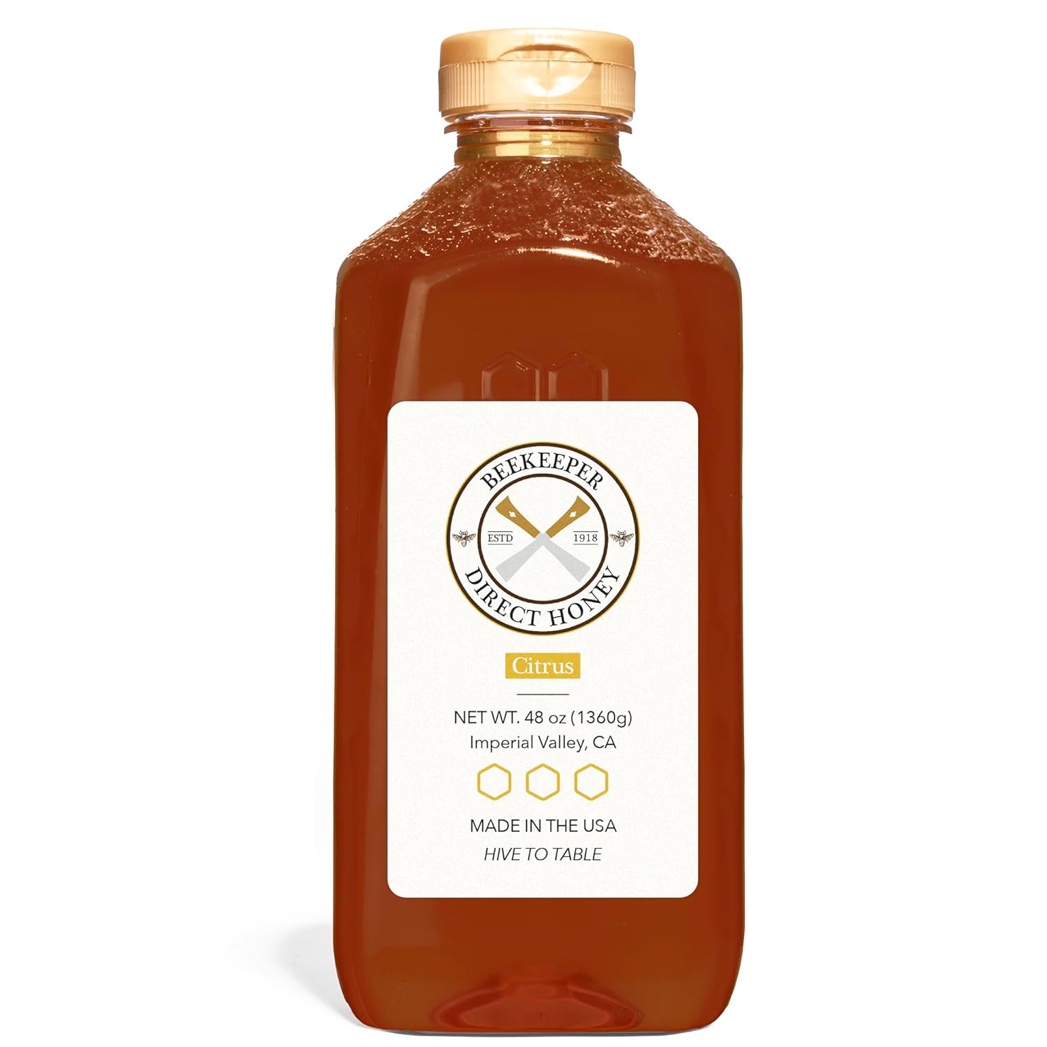 Beekeeper Direct Raw Citrus Honey - Pure Gourmet Sweetness
