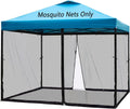 10x10 Mosquito Netting for Patio Camping Gazebo Easy Setup