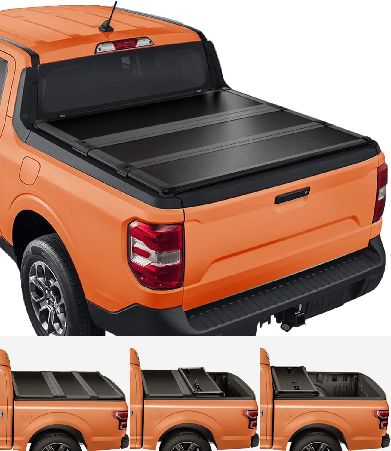 TIPTOP Tri-Fold Hard Tonneau Cover for 2022-2025 Ford Maverick