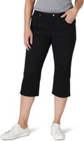 Lee Women's Relaxed Fit Capri Jean - Relaxed Fit, Mid Rise