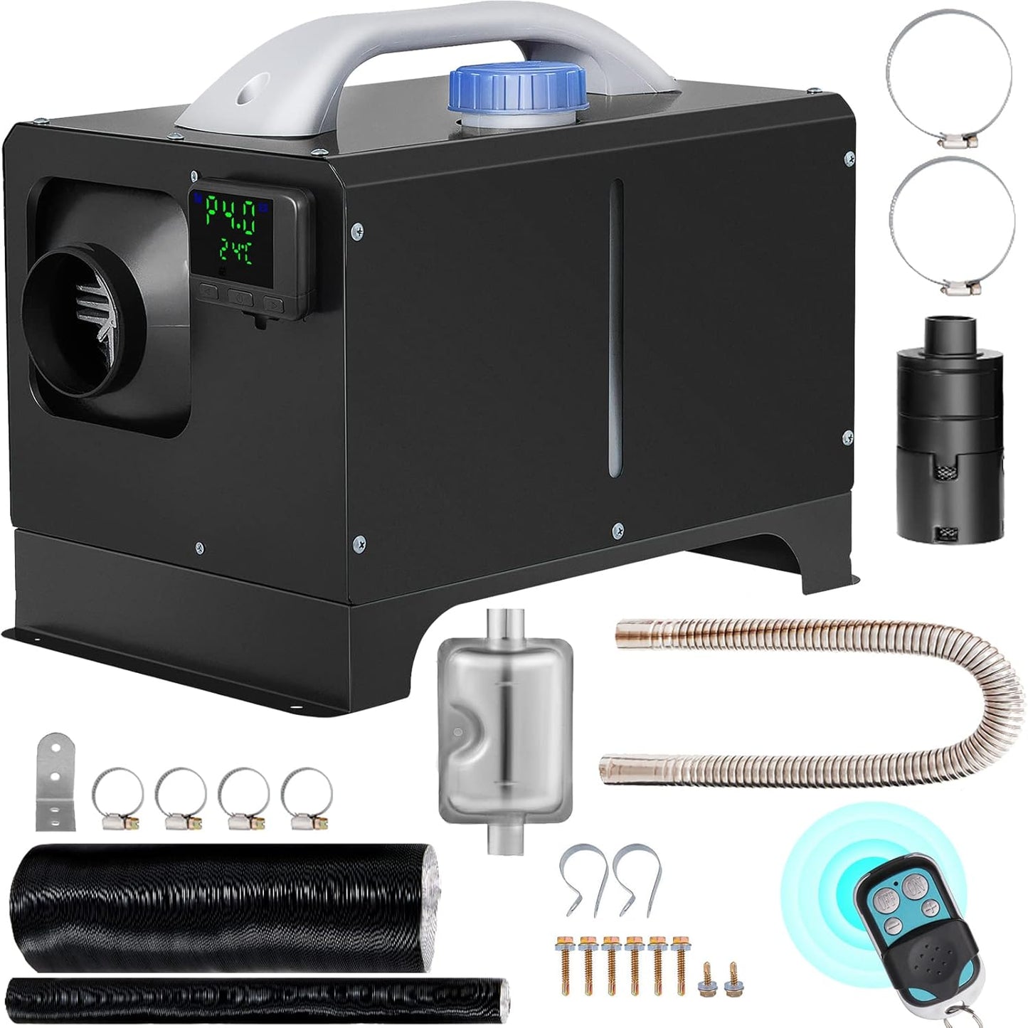 VEVOR 8KW Diesel Air Heater: Fast Heating for Any Vehicle