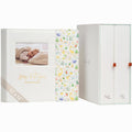 Keepsake Baby Memory Book with Keepsake Box - Timeless Leather-Bound