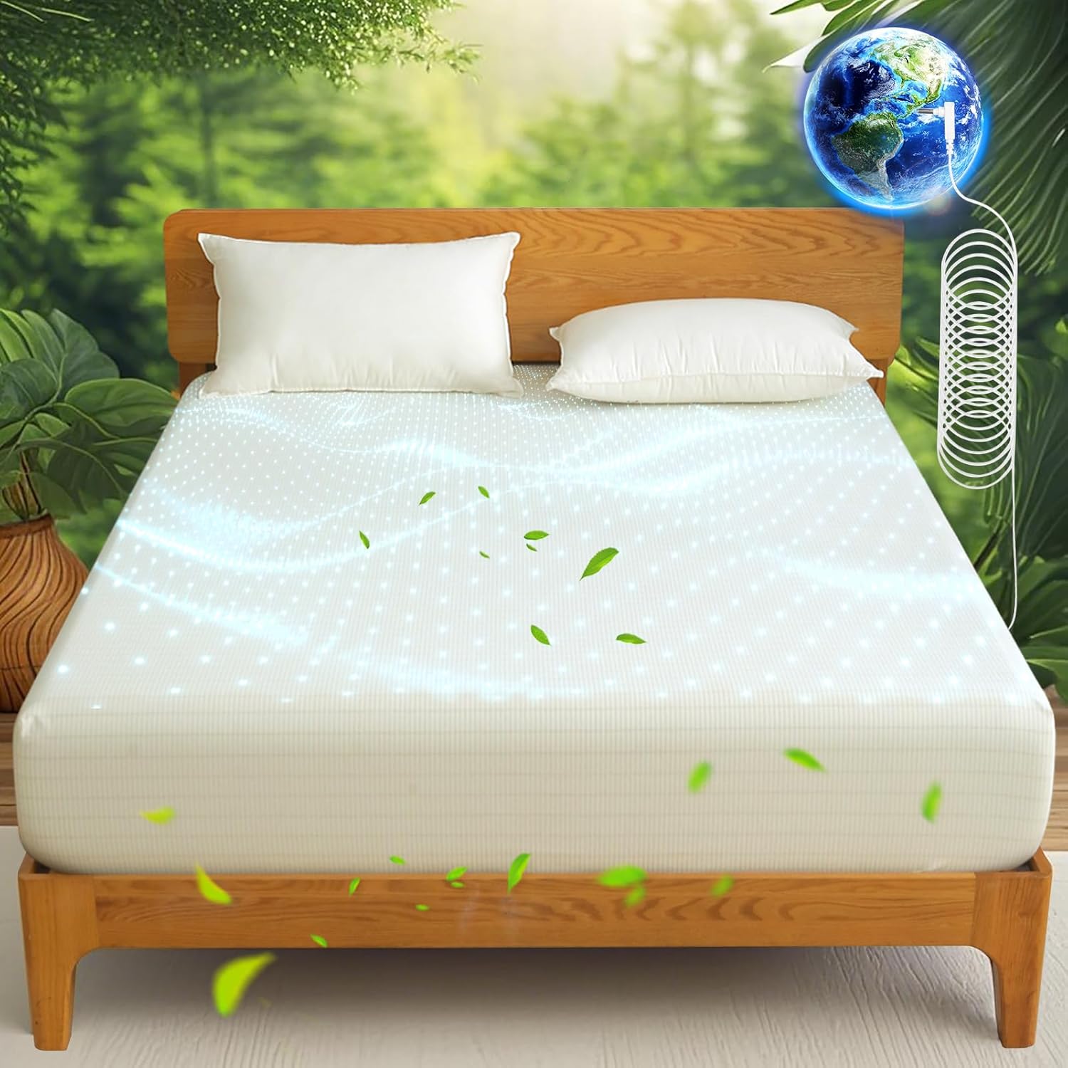 Ivellow Grounding Sheets Queen Size for Better Sleep Quality