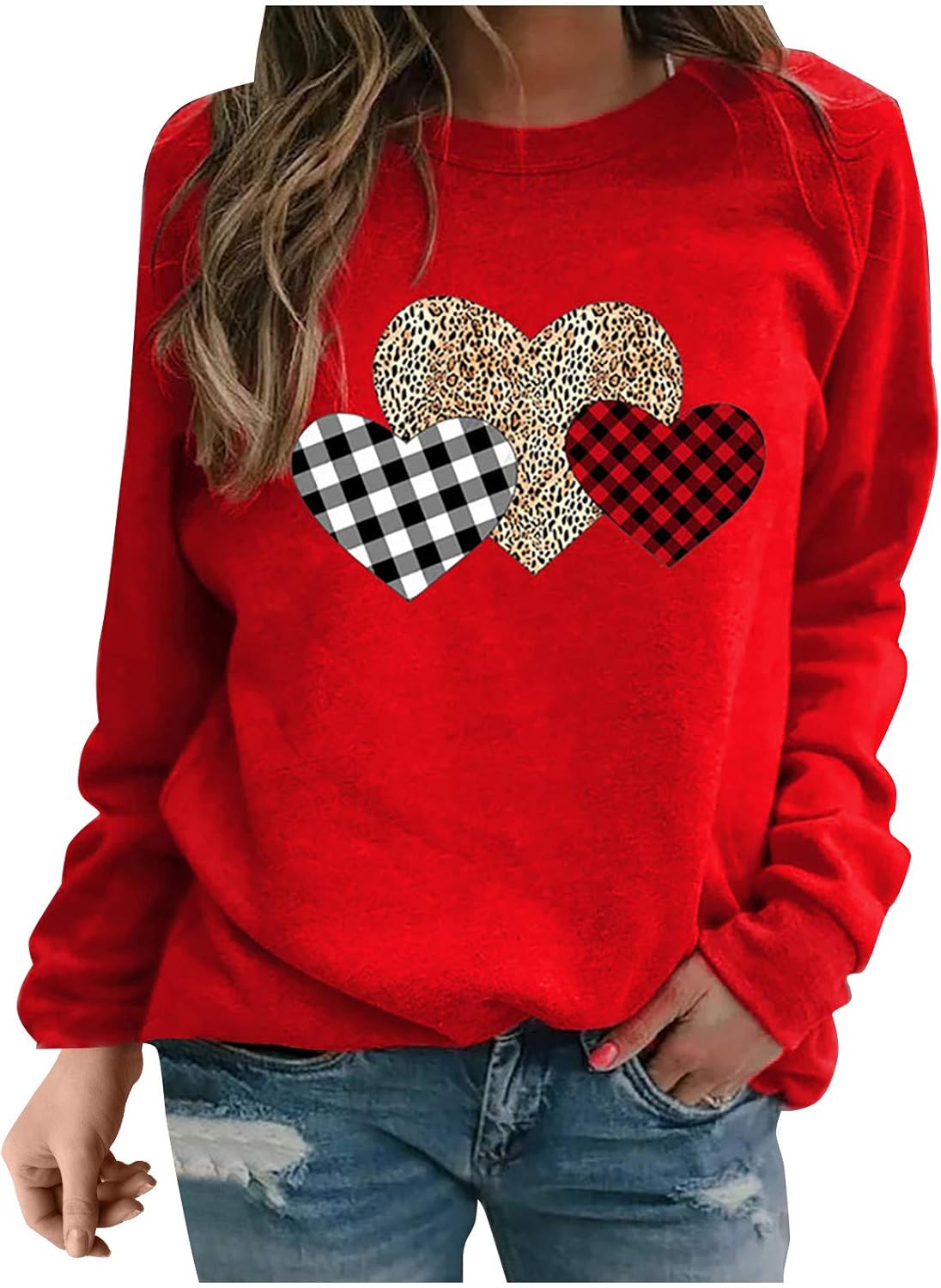 Valentines Oversized Sweatshirt - Cozy Crewneck Style