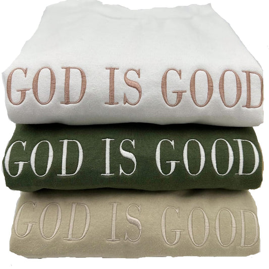 Custom Embroidered Faith Sweatshirt - Fast Shipping!