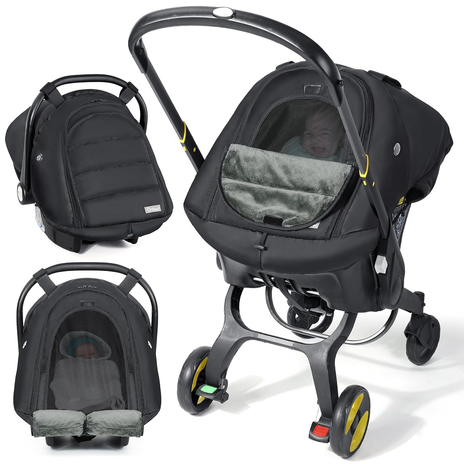 Orzbow Winter Car Seat Cover for Babies - Waterproof & Cozy