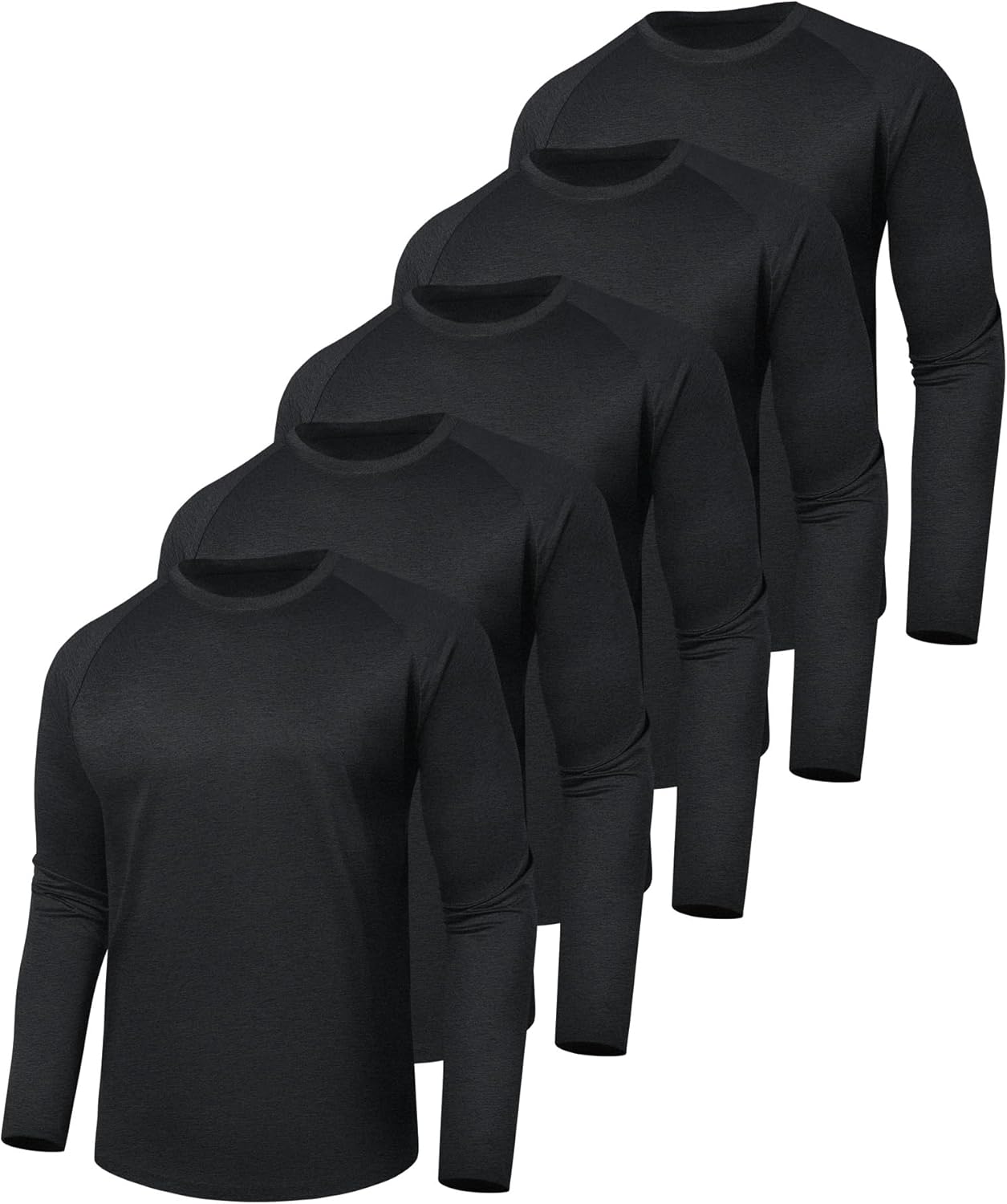 Quick Dry Long Sleeve Shirts for Men - UV Protection T-Shirts