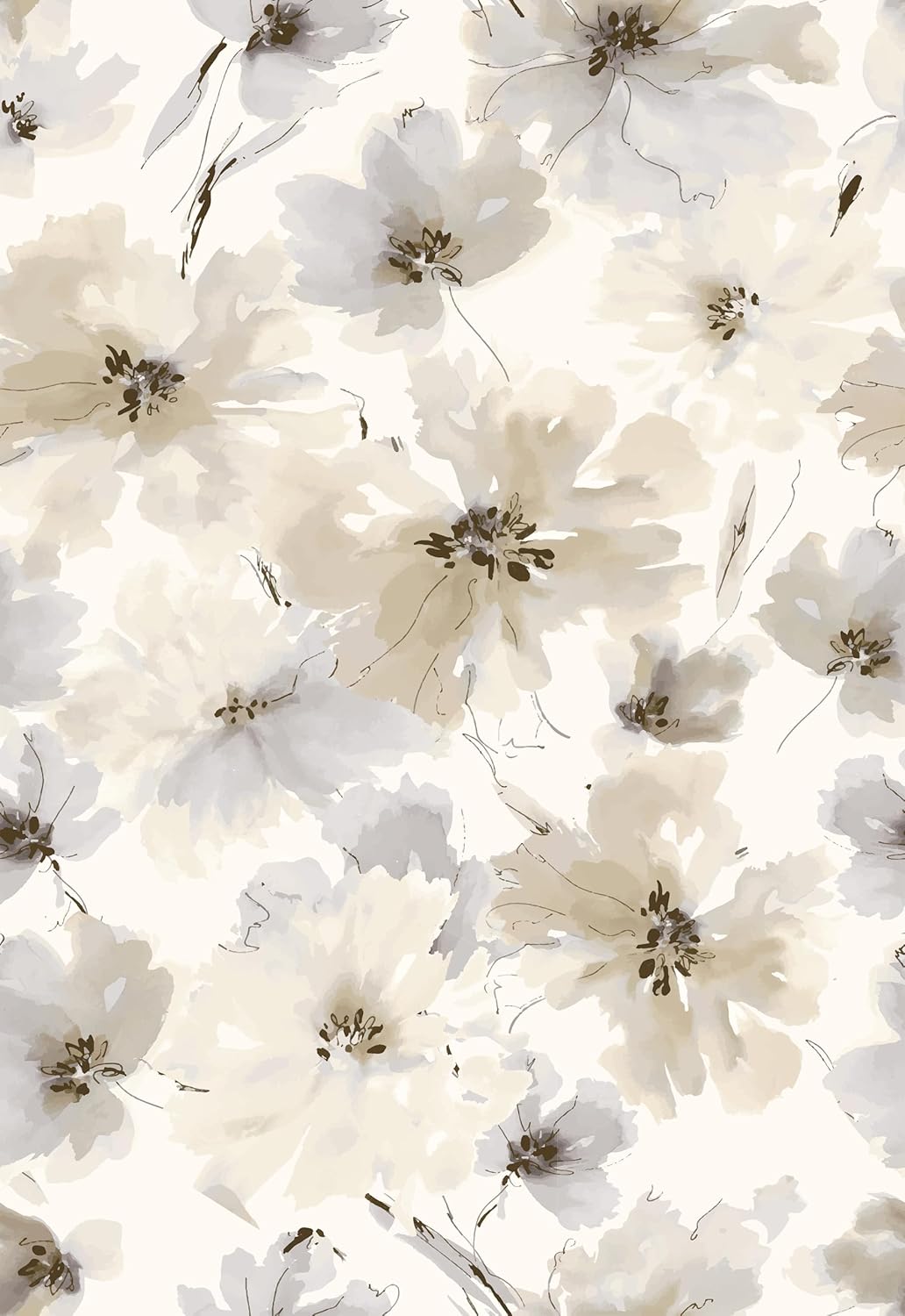 Floral Peel and Stick Wallpaper for Vintage Home Decor
