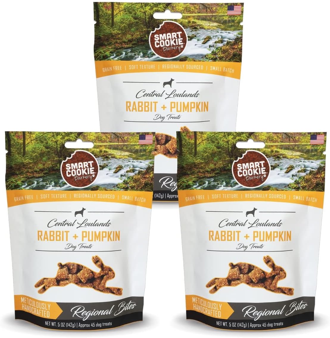 Smart Cookie Rabbit & Pumpkin Dog Treats for Sensitive Stomachs