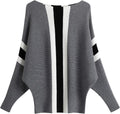 Cozy GABERLY Batwing Boat Neck Sweater for Women in Oversized Fit
