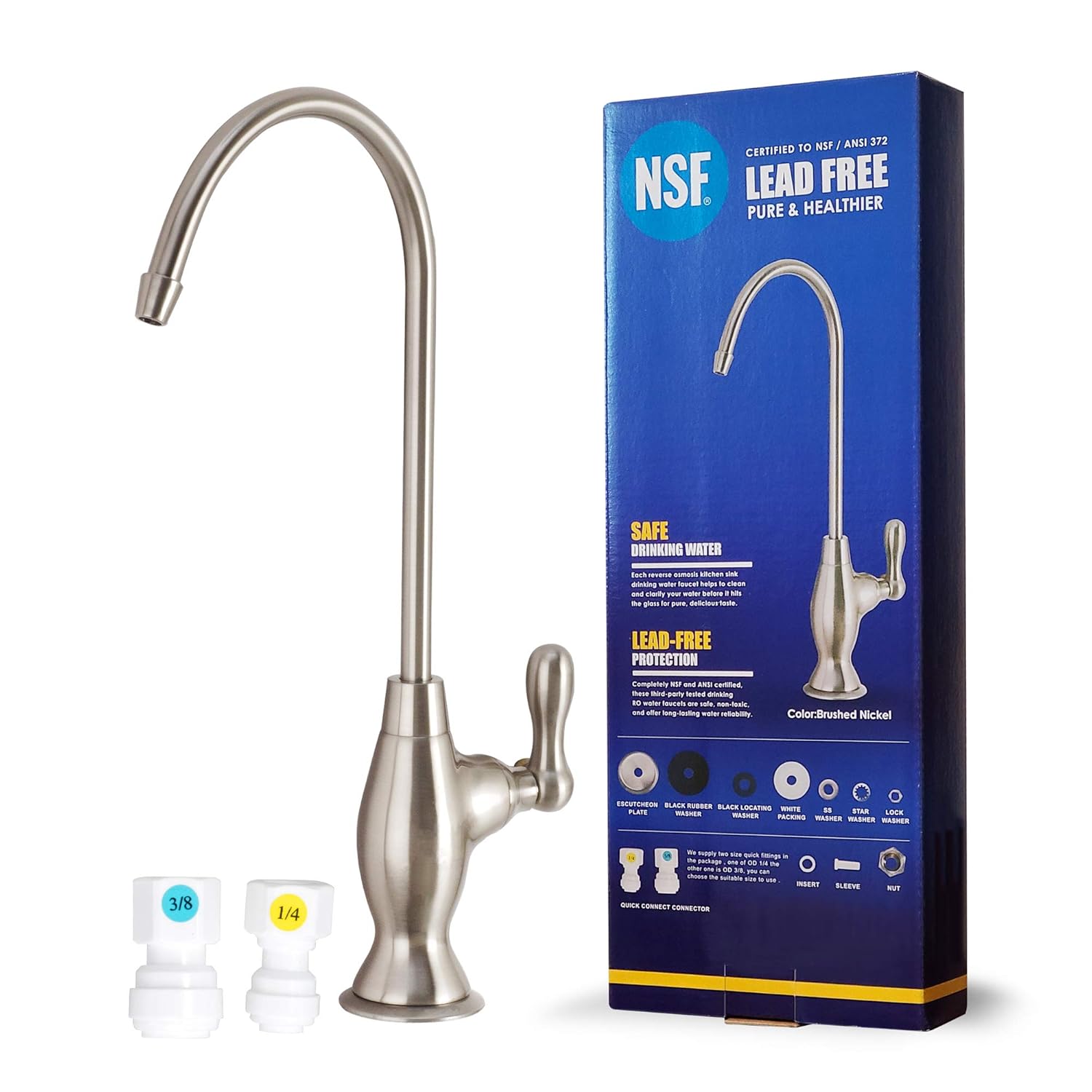 Lead-Free Reverse Osmosis Faucet for Safe Drinking Water