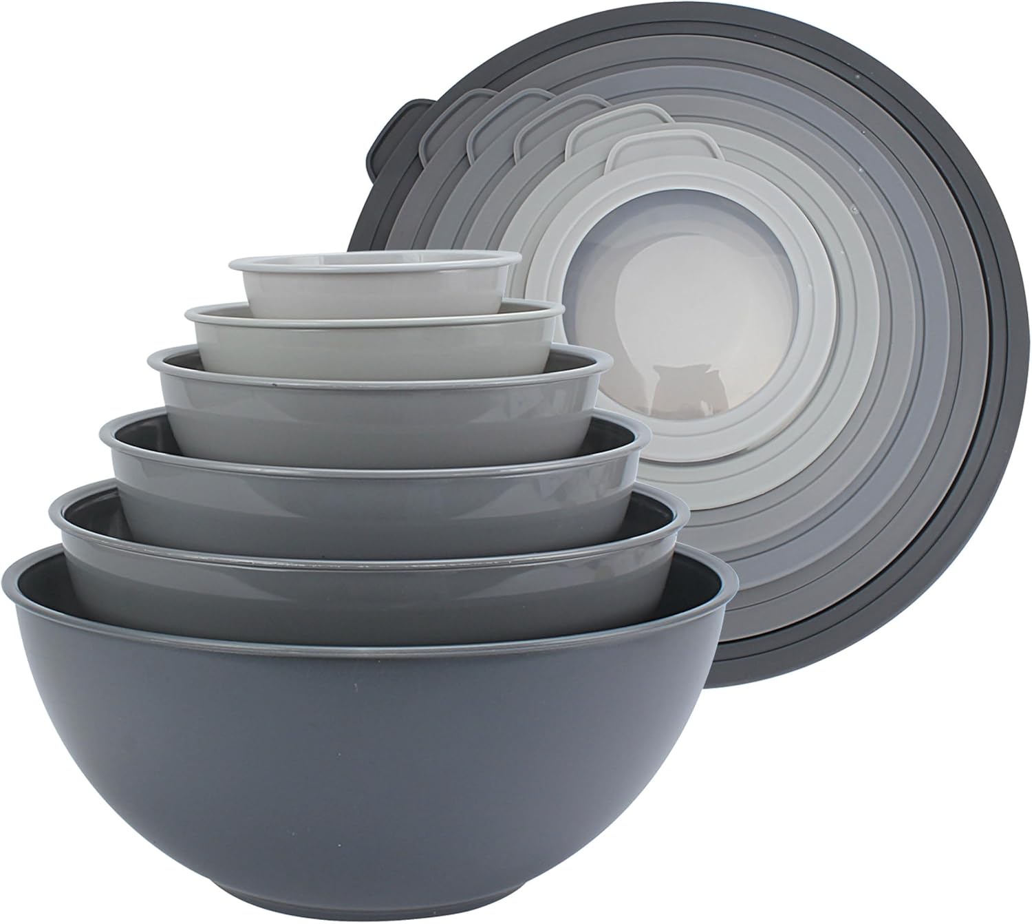 COOK WITH COLOR Mixing Bowls Set - 12 Piece Nesting Bowls