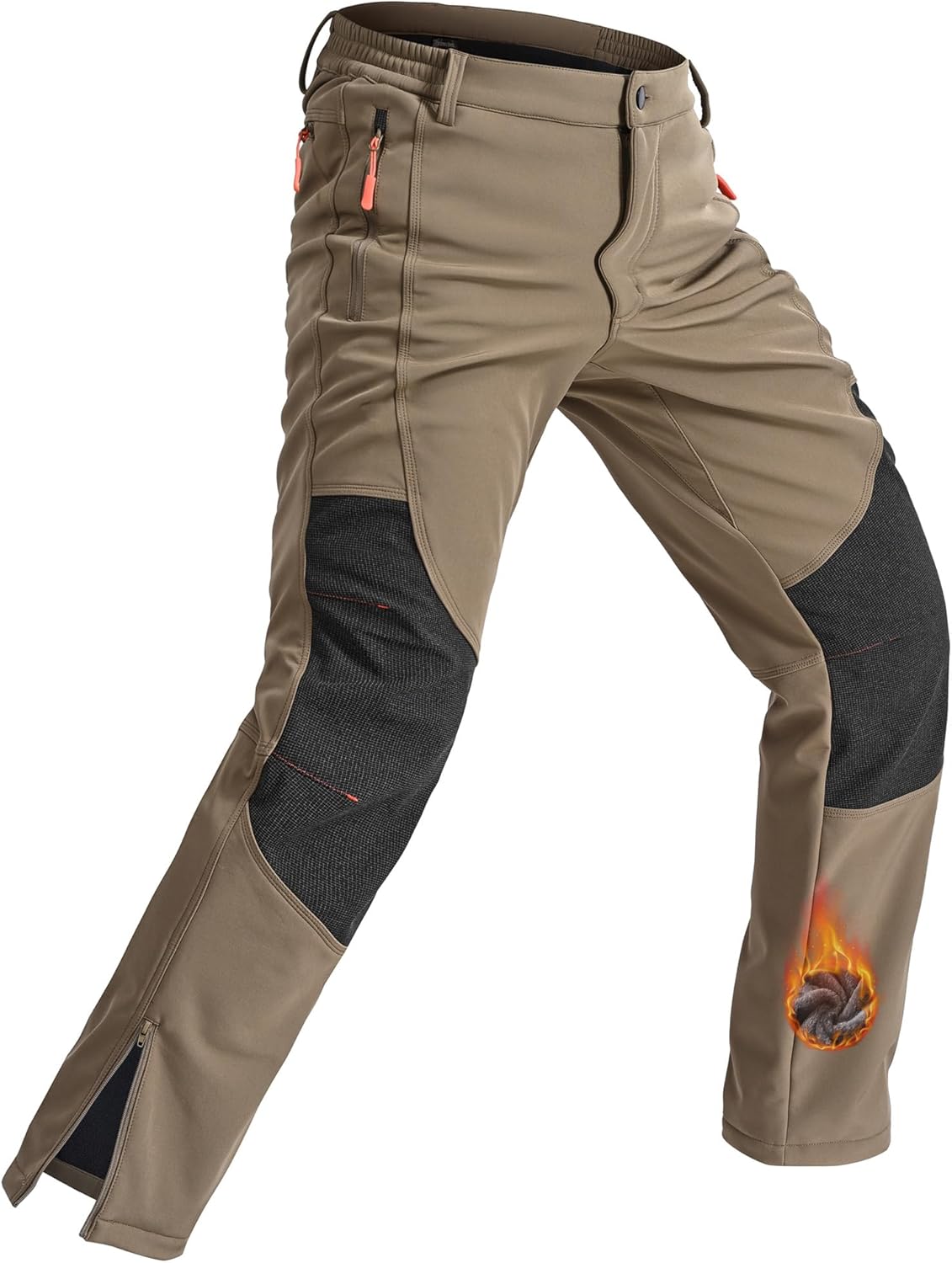 Rapoo Snow Ski Softshell Waterproof Pants for Winter Sports