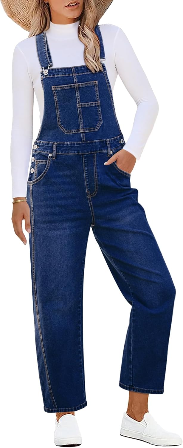 Luvamia Barrel Leg Overalls for Women - Stylish and Comfortable
