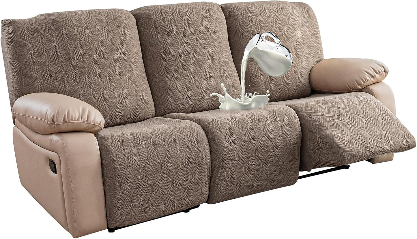 100% Waterproof Recliner Sofa Slipcovers for 3 Cushion Couch