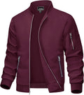 Men's Bomber Jacket Lightweight Windbreaker with 5 Pockets - Everyday