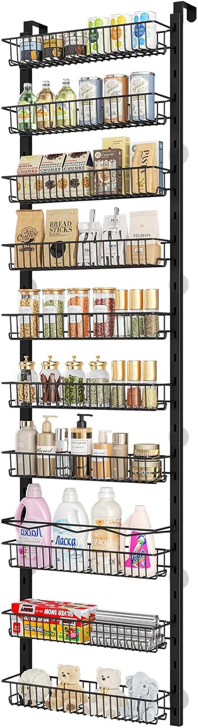 MIAOLI Over the Door Pantry Organizer for Kitchen and Bathroom