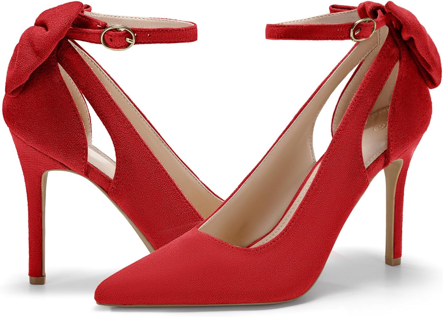 Pointed Toe High Heels Ankle Strap D'Orsay Pumps for Women