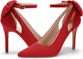 Pointed Toe High Heels D'Orsay Pumps with Ankle Strap