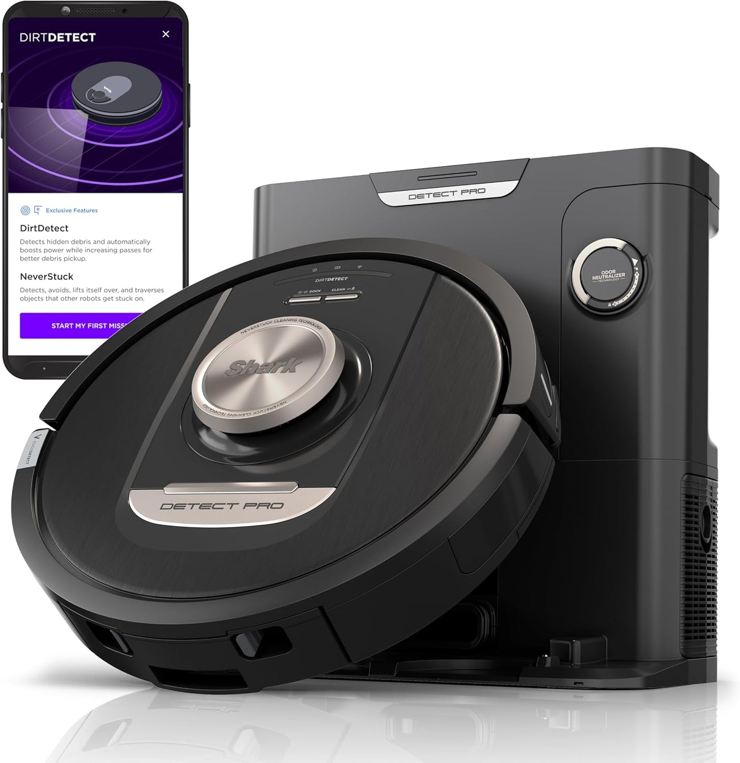 Shark RV2820AE Detect Pro Self-Empty Robot Vacuum for Pets