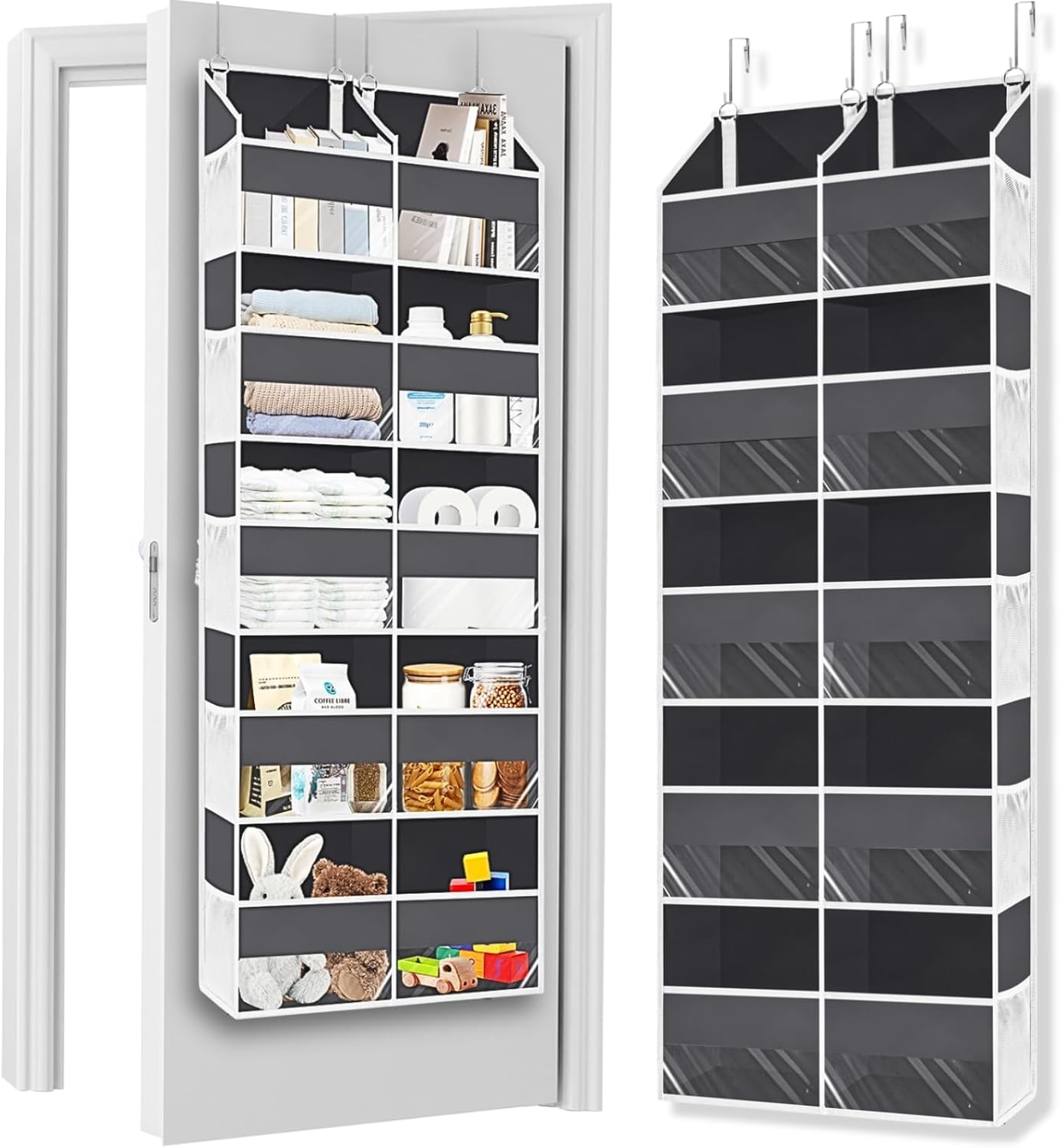 Ofiray-Home Over the Door Organizer: 5 Tiers & 10 Compartments