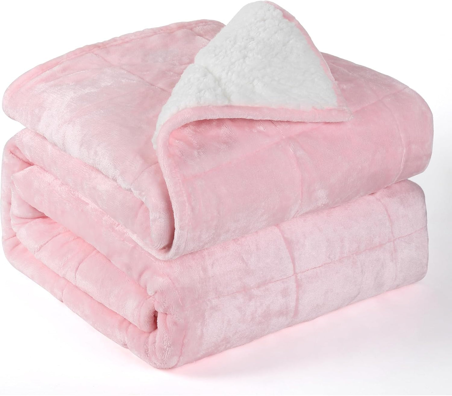 Alomidds Weighted Blanket Queen Size 15lbs for Cozy Comfort