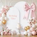 White Arch Backdrop Cover Set of 2 for Wedding and Events - Elegant