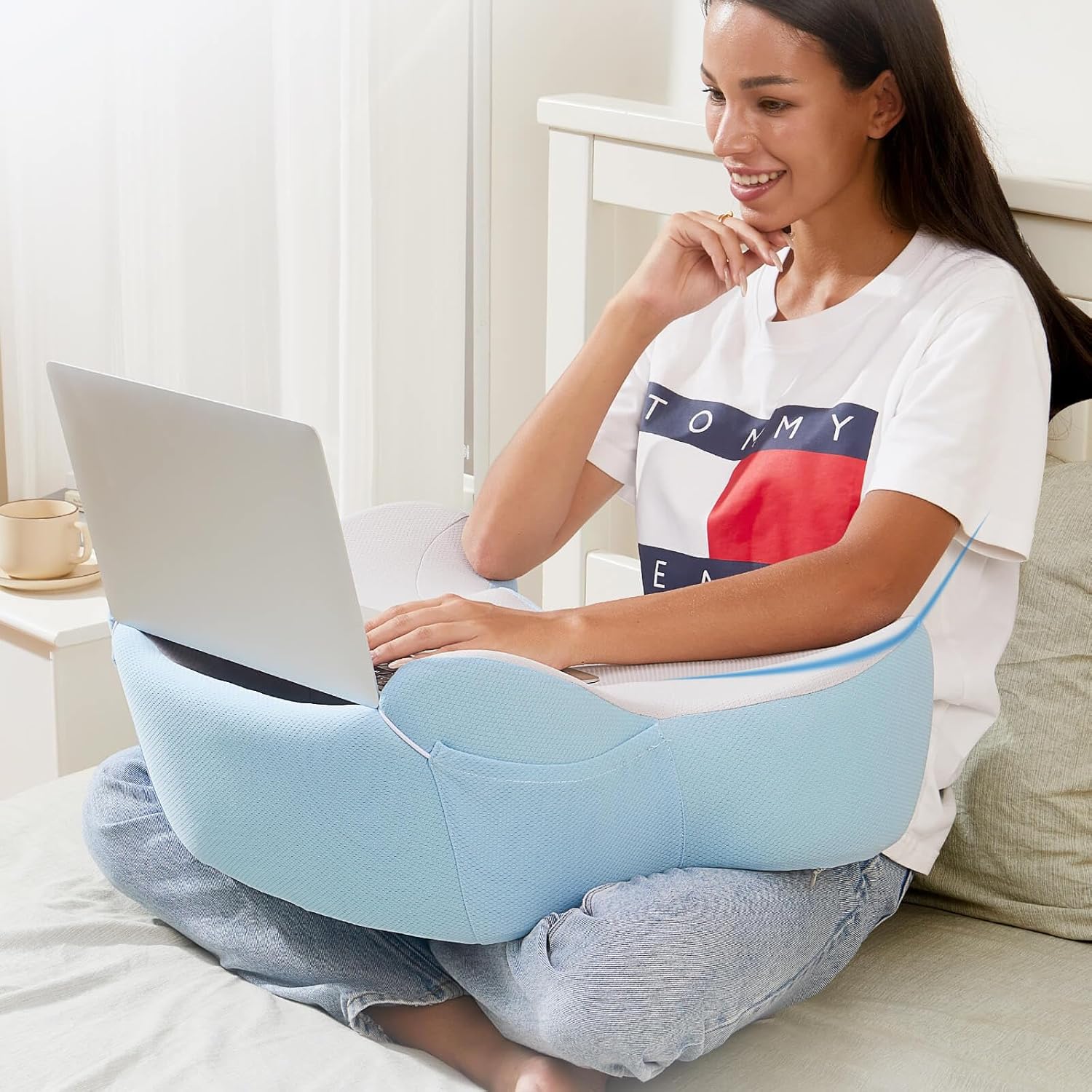 Portable Lap Desk Pillow - Comfort Anywhere!