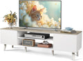 WLIVE Mid-Century Modern TV Stand for TVs up to 70 in