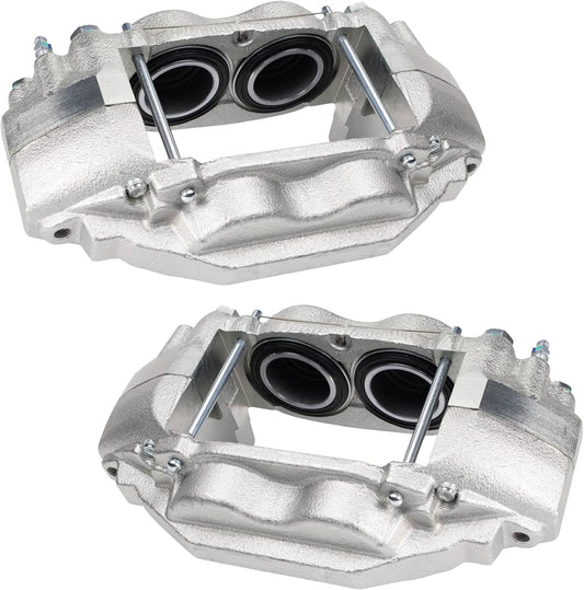 TRQ Front Brake Caliper Set for 2016-2022 Toyota Sequoia & Tundra
